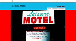 Desktop Screenshot of leisuremotelwindsor.com